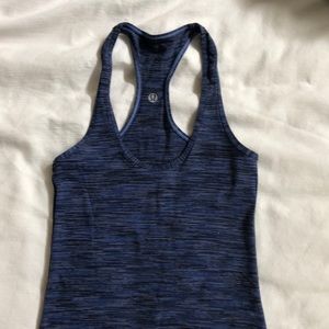 Blue and black lulu tank - size 4